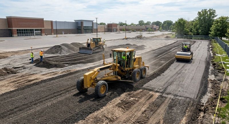 Parking Lot Gravel Repair in Layton, UT